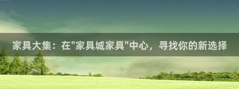 星欧娱乐平台主管：家具大集：在\